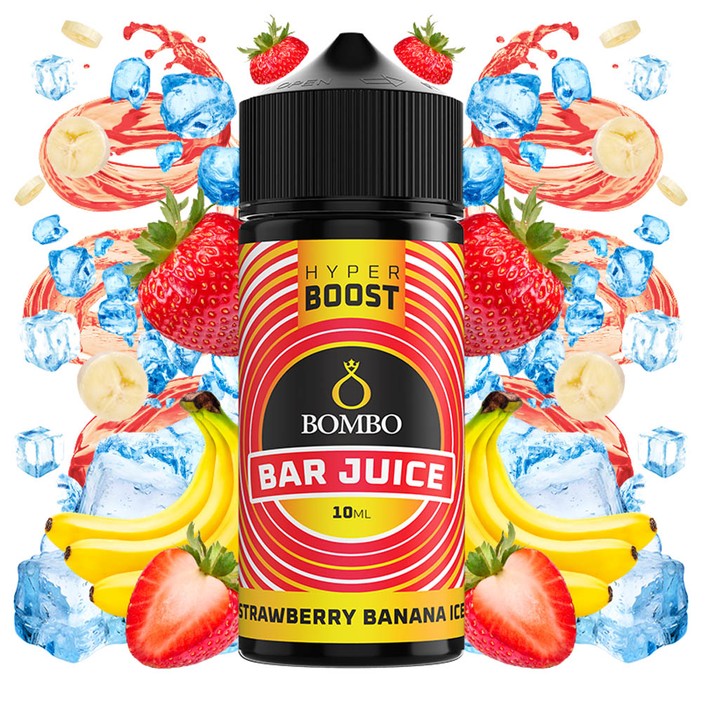 Bombo_Bar_Juice_Strawberry_Banana_Ice_Hyper_Boost_10ml_with_ingredients